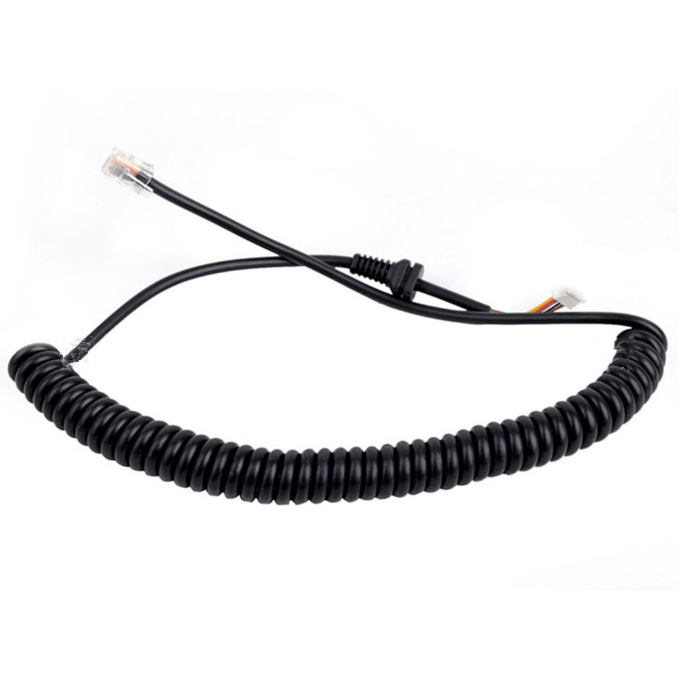 1M 6 pin ABS+Metal Microphone Cable Cord Wire For Yaesu MH-48A6J MH-42B6J