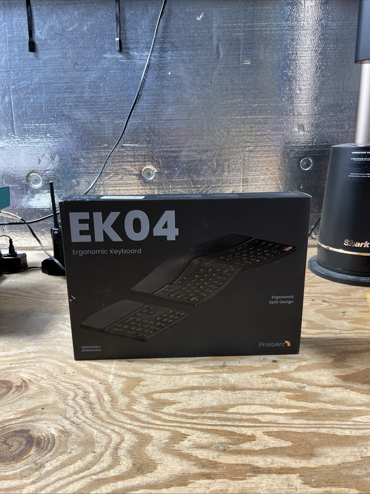 ProtoArc Bluetooth Ergonomic Keyboard, EK04  Compact Ergo Split Keyboard
