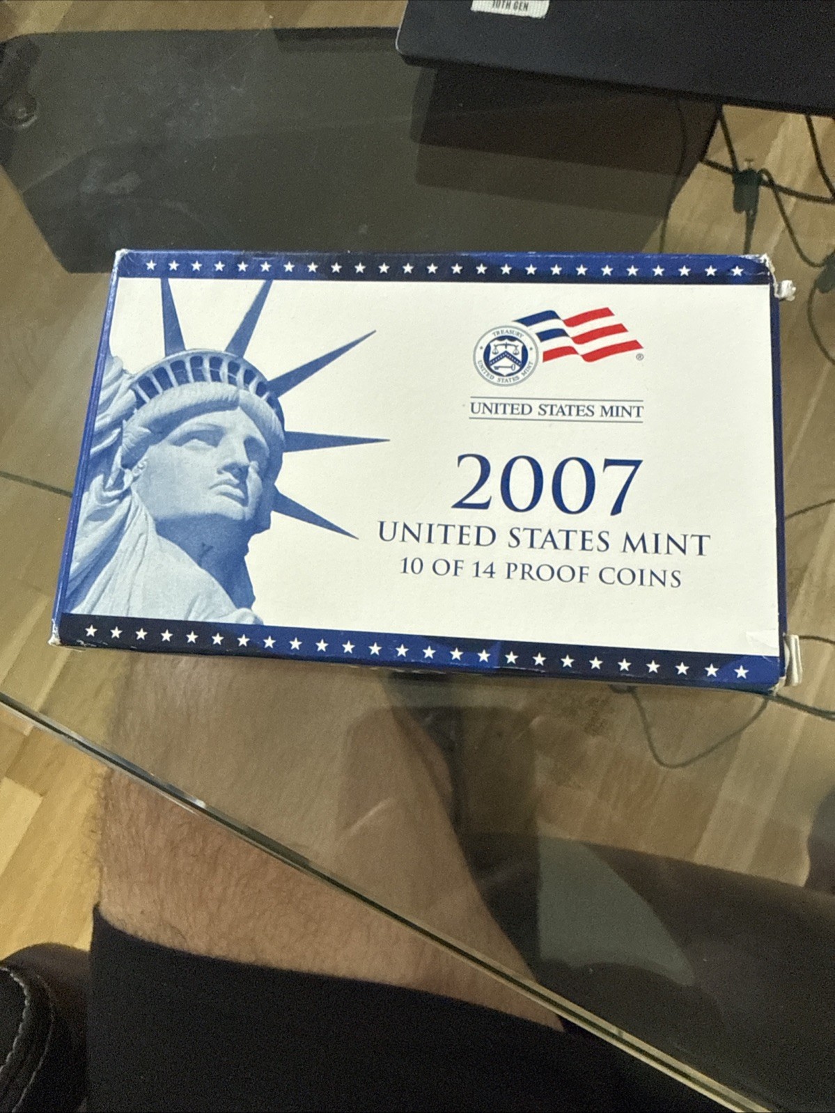 2007 United States Mint 10 of 14 proof coins.