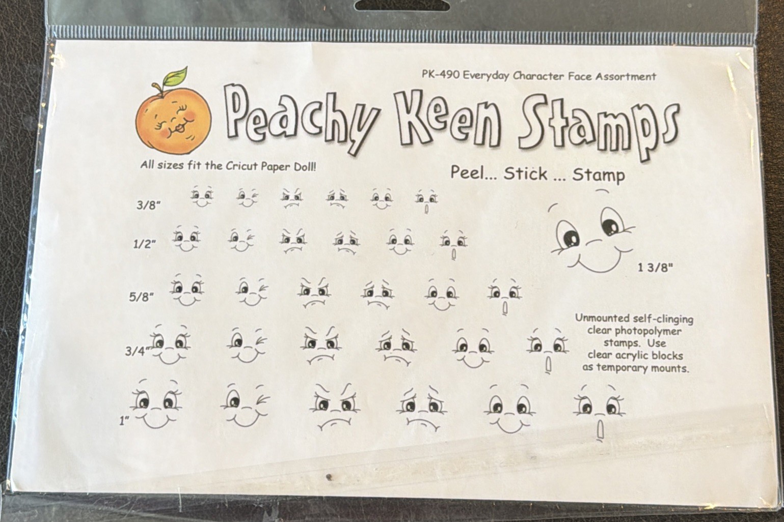 Peachy Keen - Everyday Character Face Assortment PK490