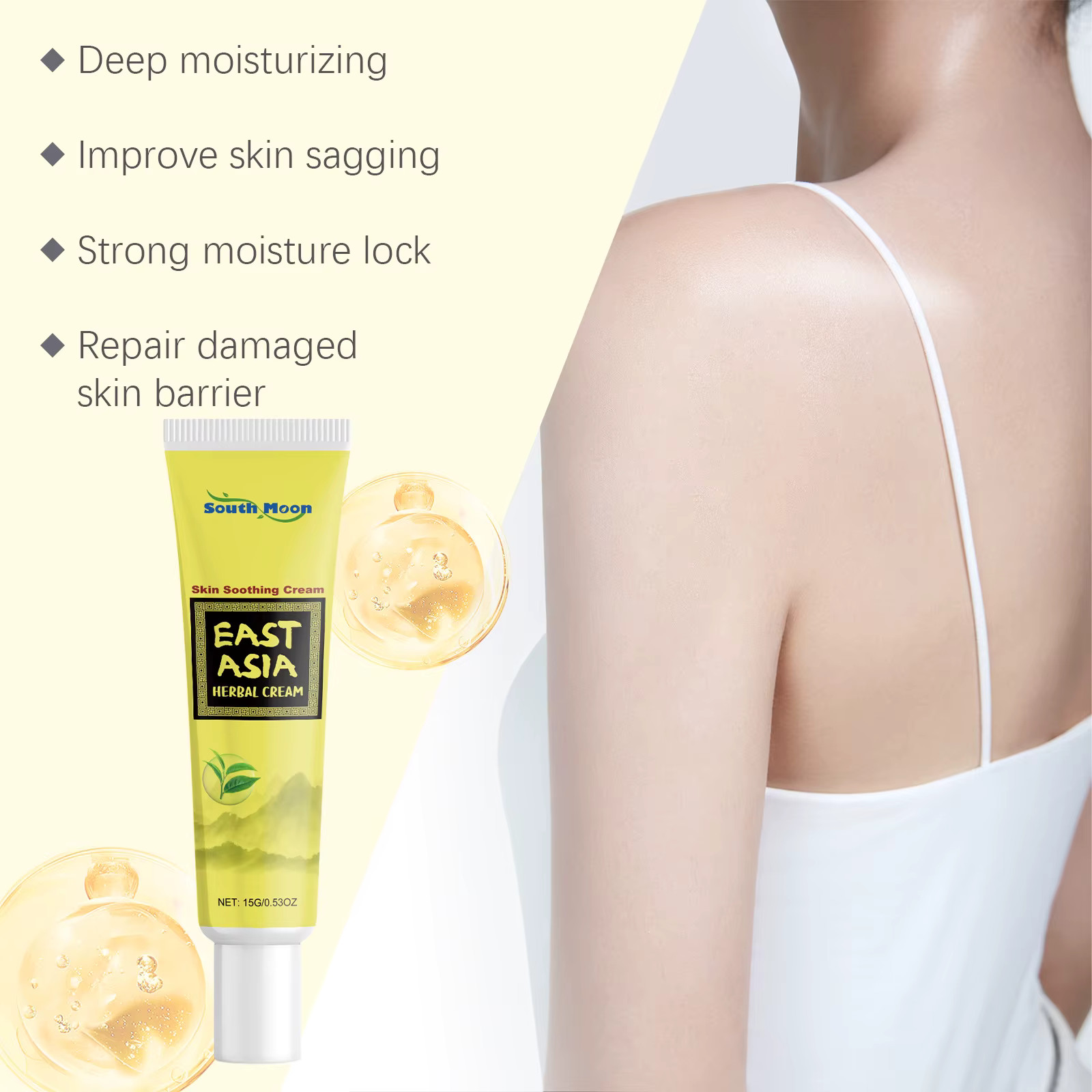 Smiles and Joys Herbal Cream, East Asian Natural Herbal Cream Ointment Soothing