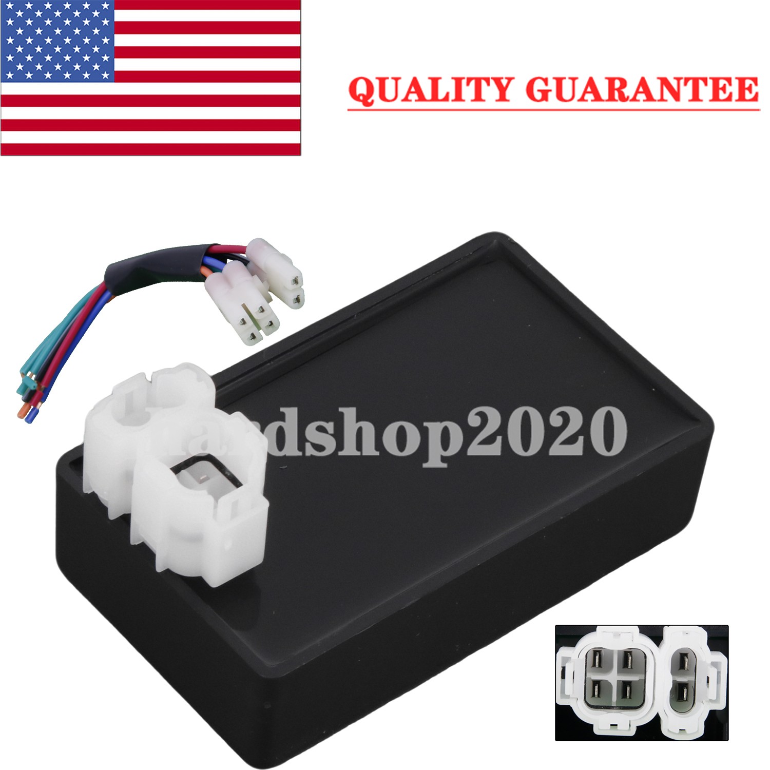Igniter CDI BOX w/ Joint Wire 30410-HM3-003 For Honda 1993-2006 TRX300EX 300EX