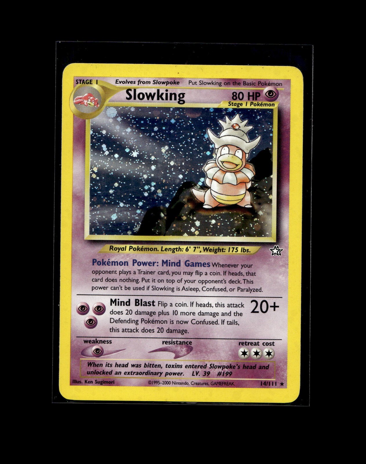 Slowpoke Slowbro Slowking Pokemon Card! Holo/Reverse Holo EX  V Full Art Cards!