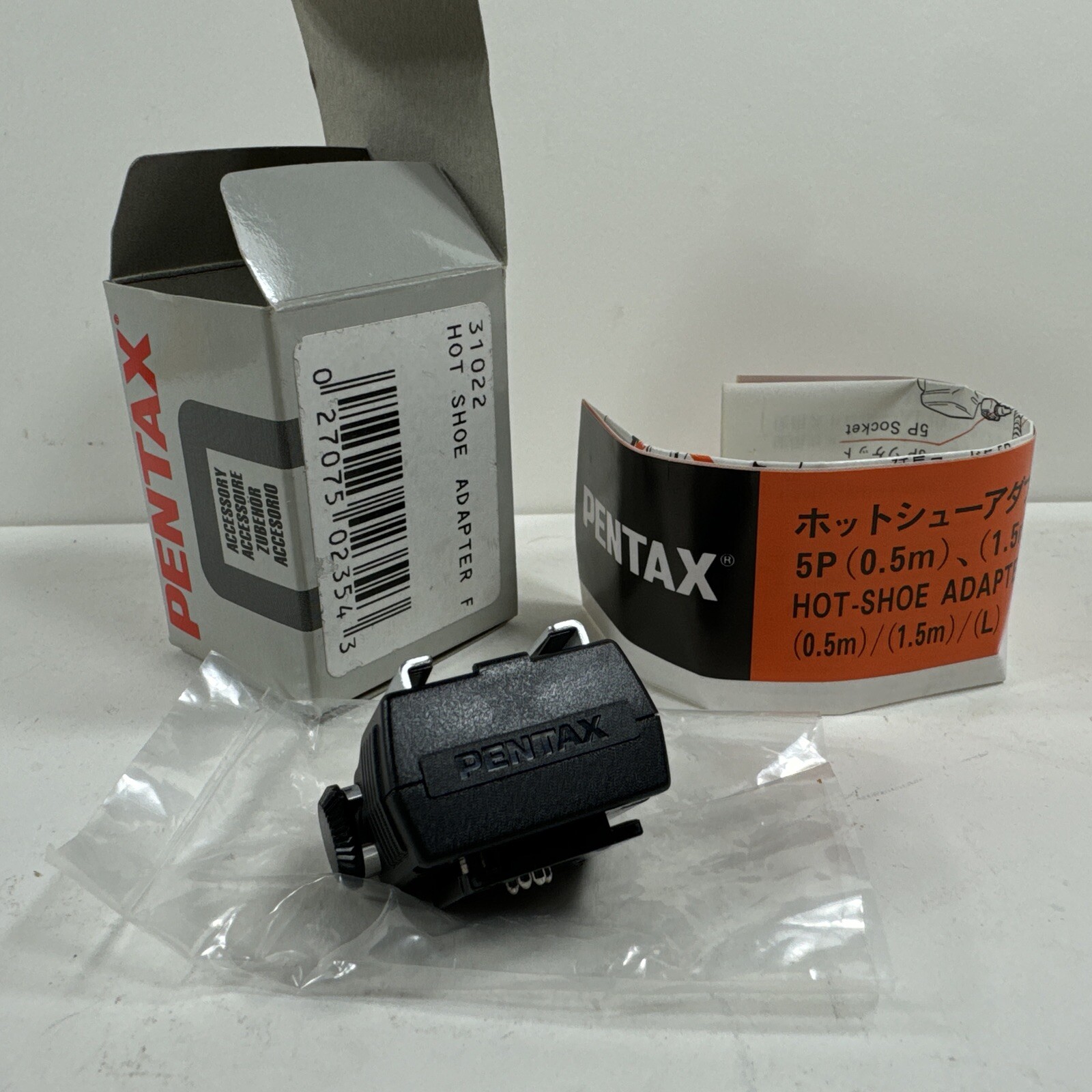 Pentax Camera Hot Shoe Flash Adapter F - 31022 - New Old Stock NOS