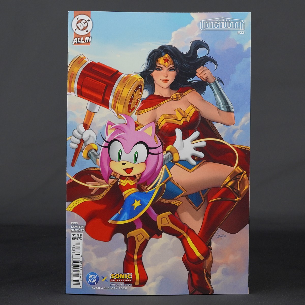WONDER WOMAN #33 Cvr E Sonic Hedgehog DC Comics 2026 0326DC0101 33E (CA) Li