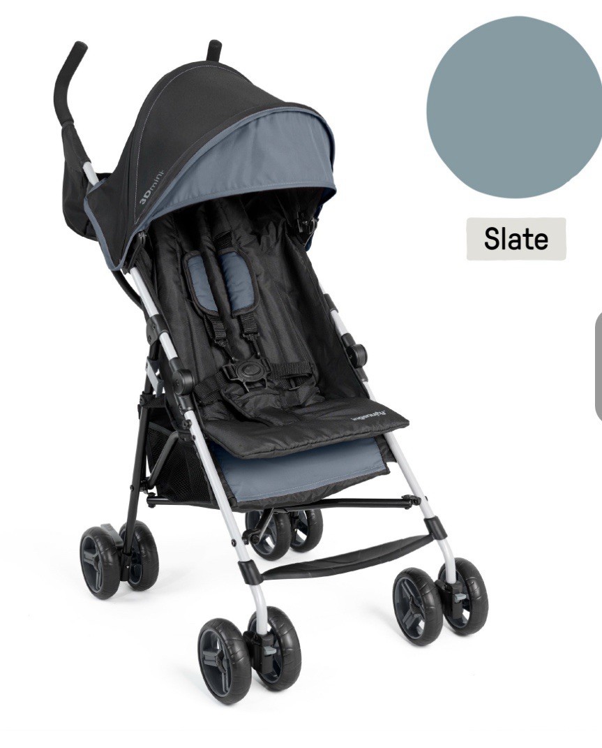 Ingenuity 3D Mini Convenience Umbrella Stroller Lightweight Compact Fold Slate