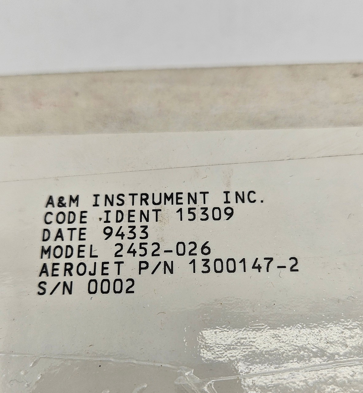 6625-00-214-4018 Ammeter 1300147-2
