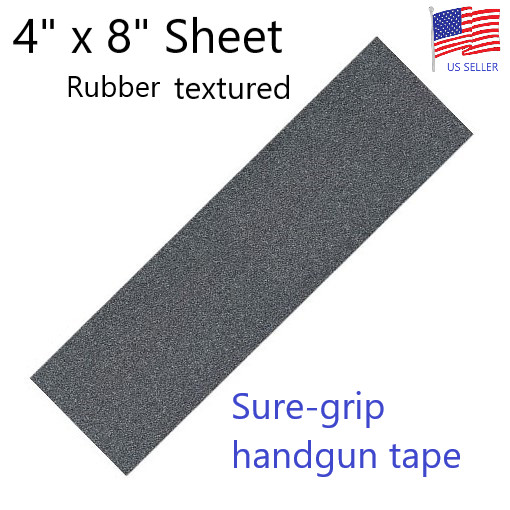 Rubber textured gun/mod grip tape self-adhesive sheet Customizable 4x8 anti slip
