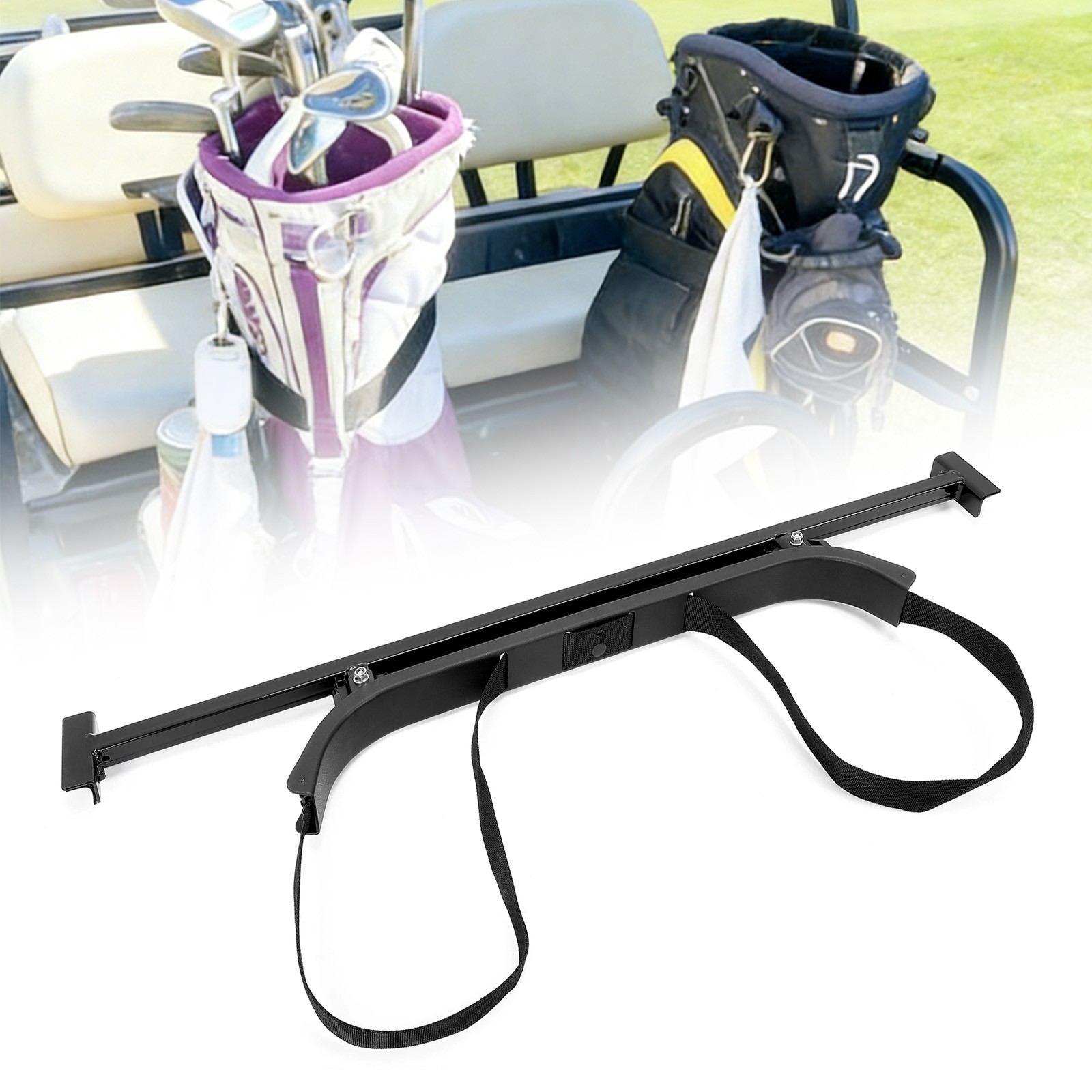 Universal Golf Cart Bag Holder Bracket Attachment Seat For EZGO Club Car Yamaha