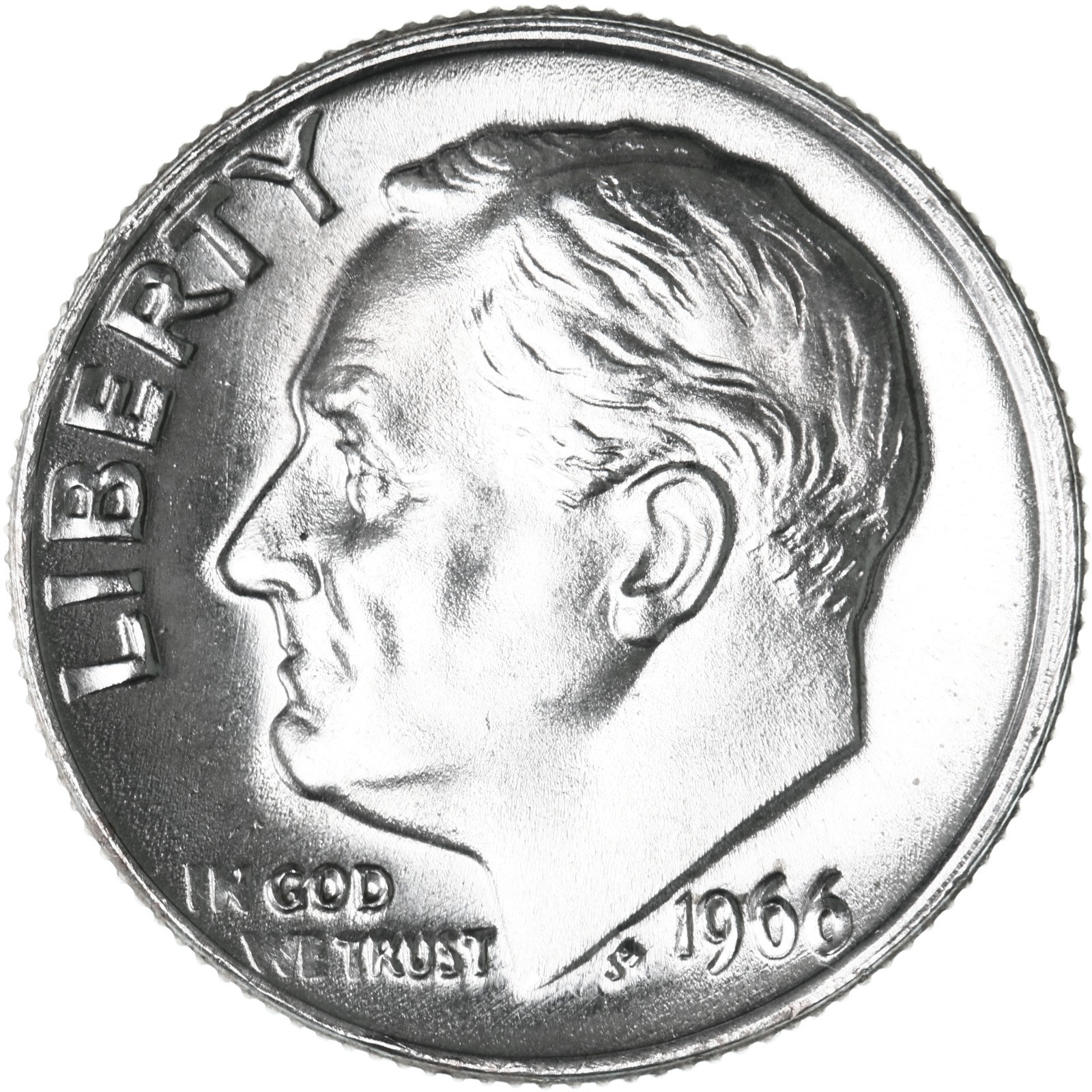 1966 (P) Roosevelt Dime BU US Coin