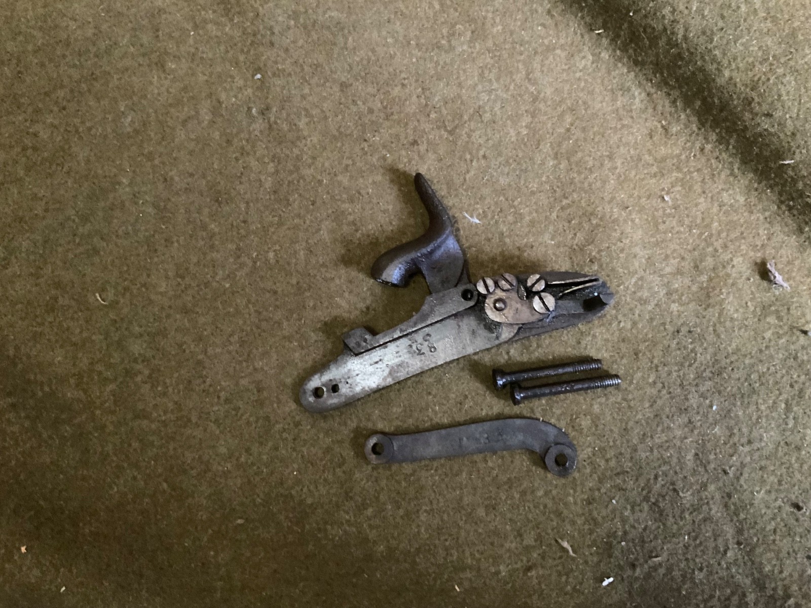 Antique Rifle Percussion Muzzleloader Lock