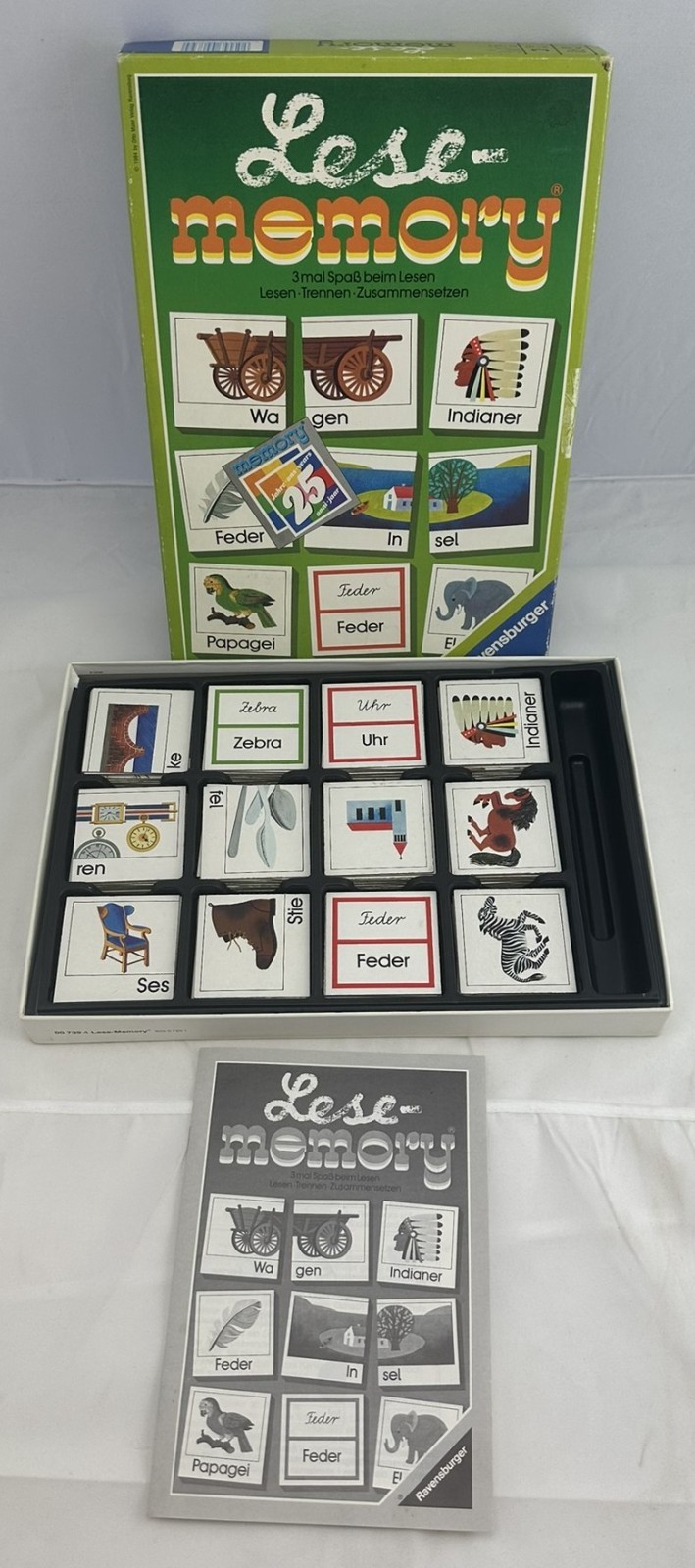 1983 Lese Memory Game by Ravensburger Complete in Great Condition FREE SHIPPING