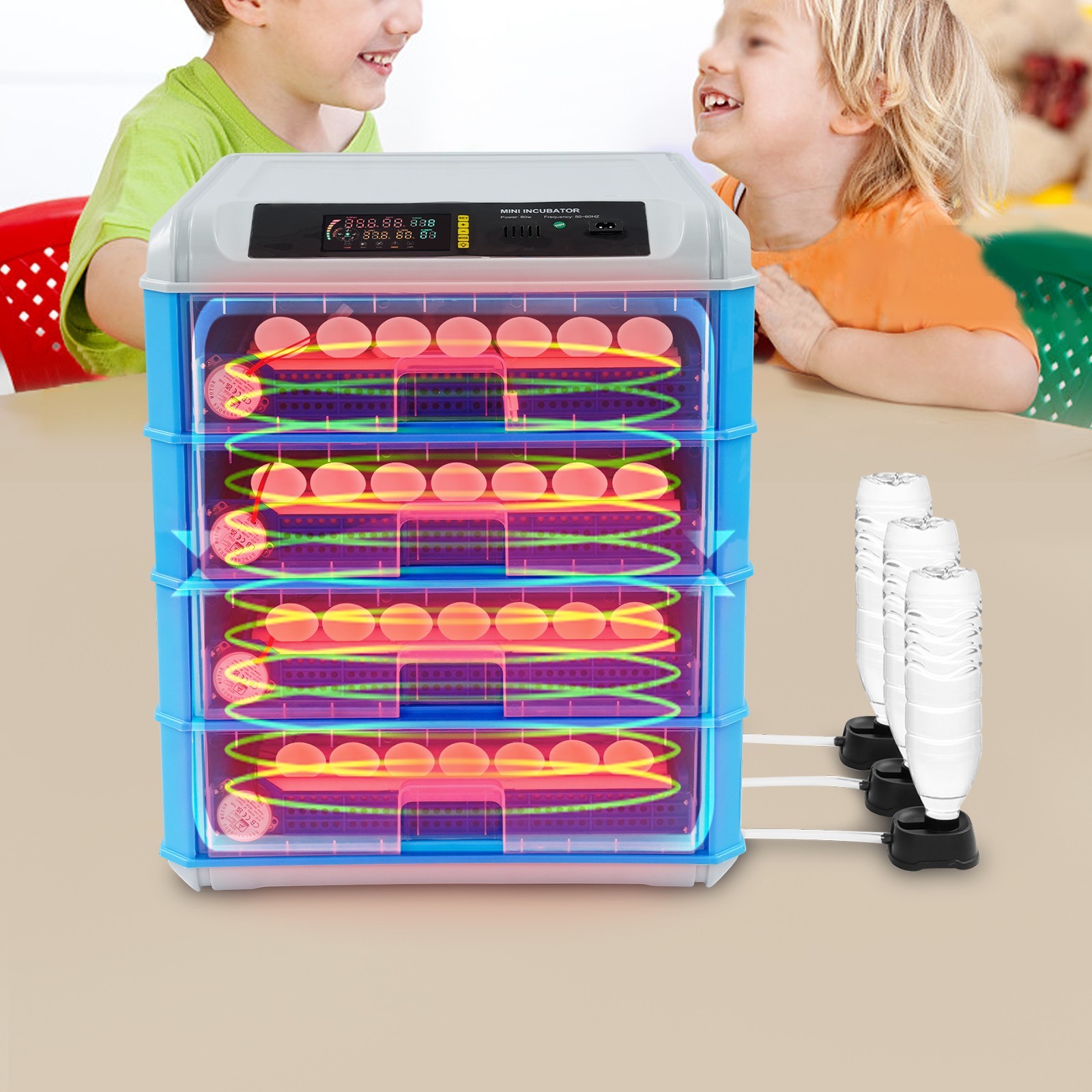 Egg Incubator Large Hatcher Machine W/ Automatic Eggs Turning For Chicken Duck
