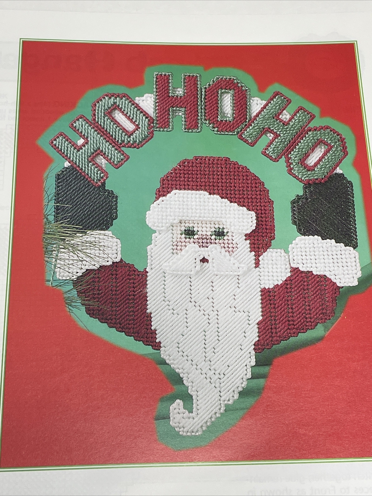 Annie's Attic Here Comes Santa 6 Designs Plastic Canvas Pattern