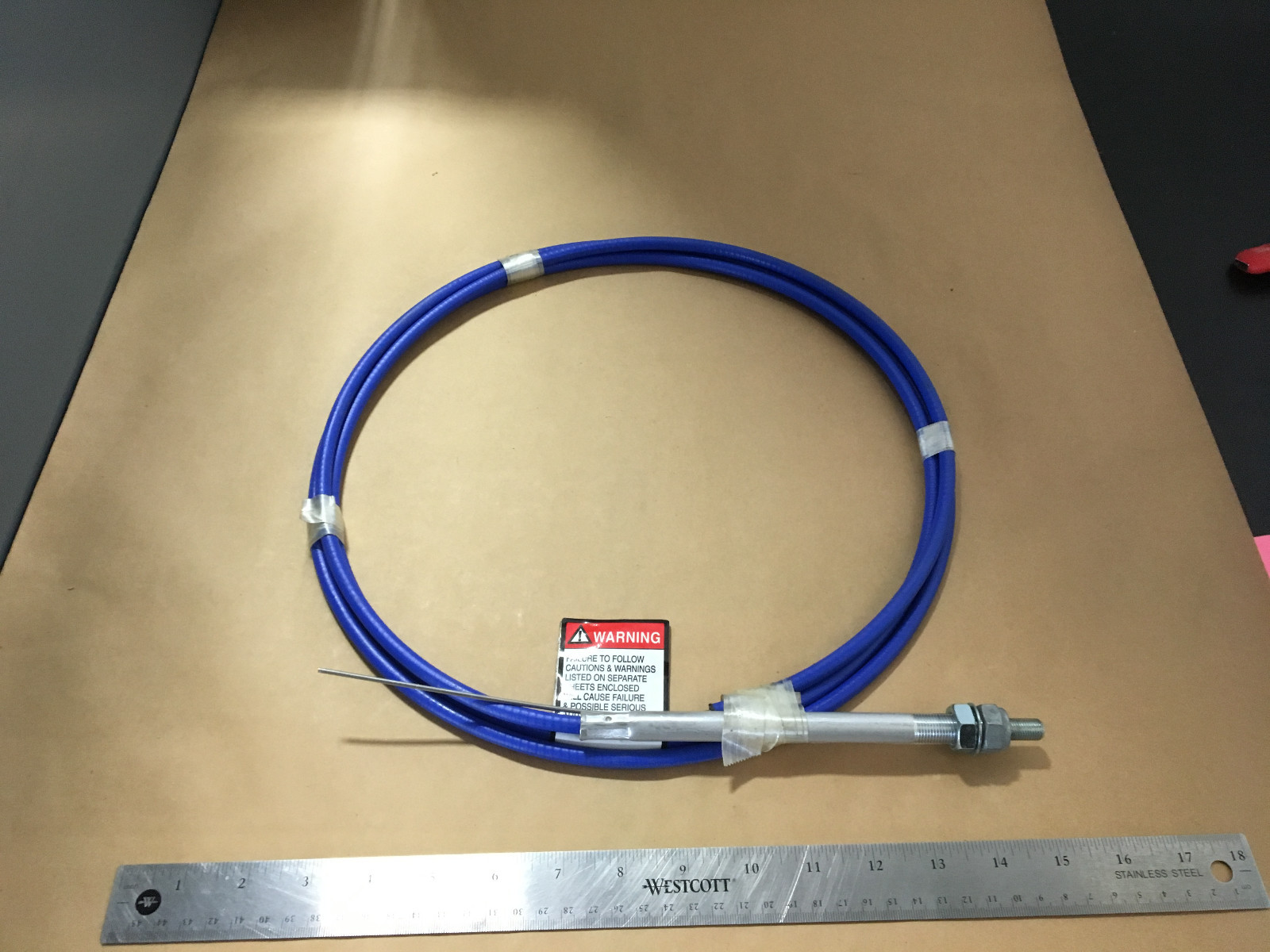 MUNCIE Power Products INC. 2570-10 Cable Assembly Dark Blue (White Label Knob)
