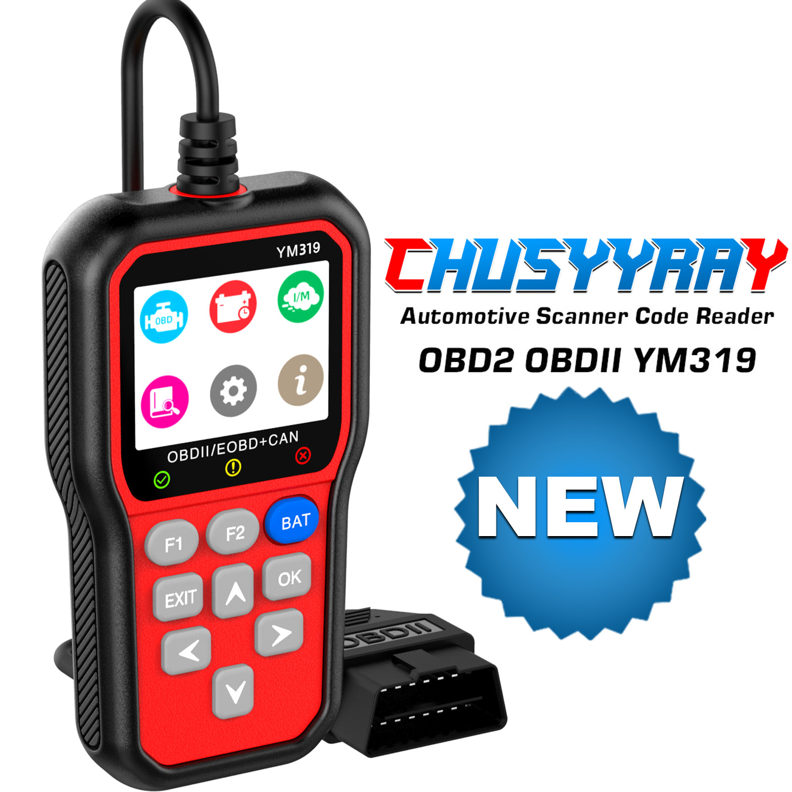 Automotive OBD2 Scanner OBD Code Reader Car Diagnostic Tool Check Engine Fault