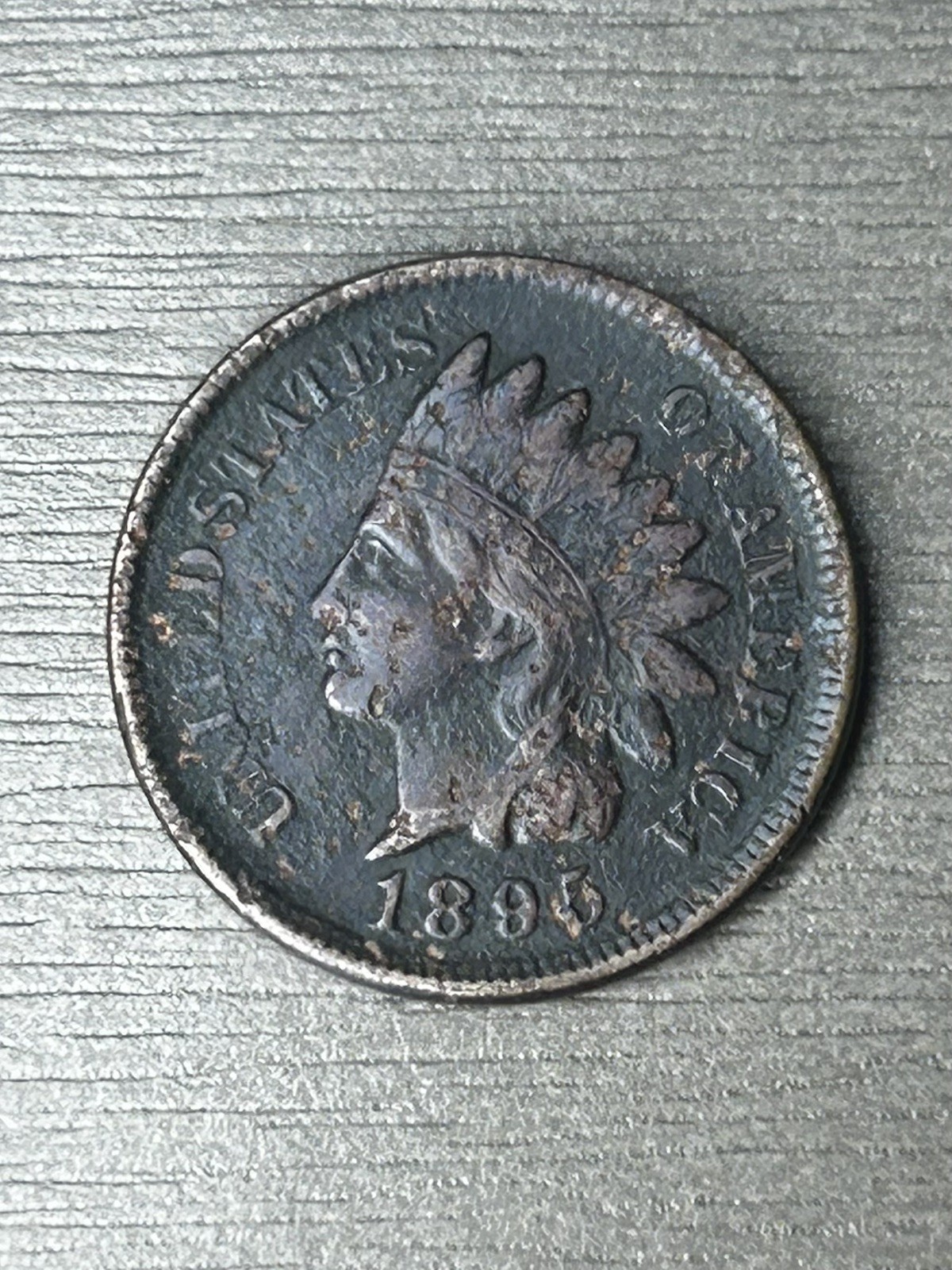 1895 Indian Head Cent Very/Extremely Fine Condition Exact Coin Pictured #E49