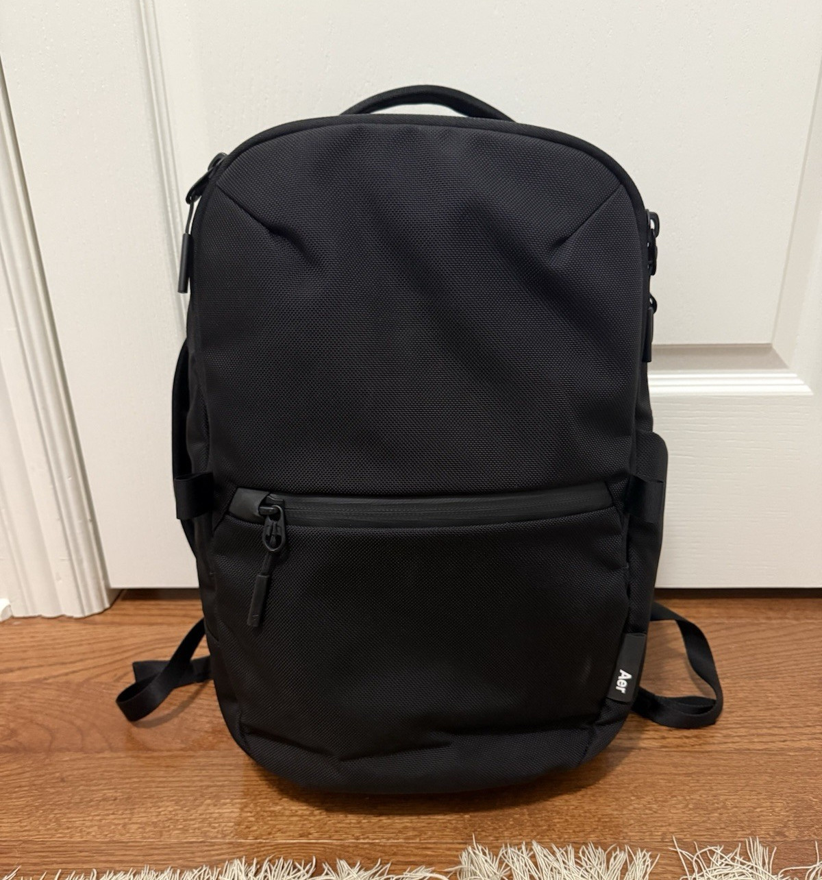 Aer City Pack - Black Cordura Laptop Backpack, Padded Sleeve, Fits 16 in Laptop