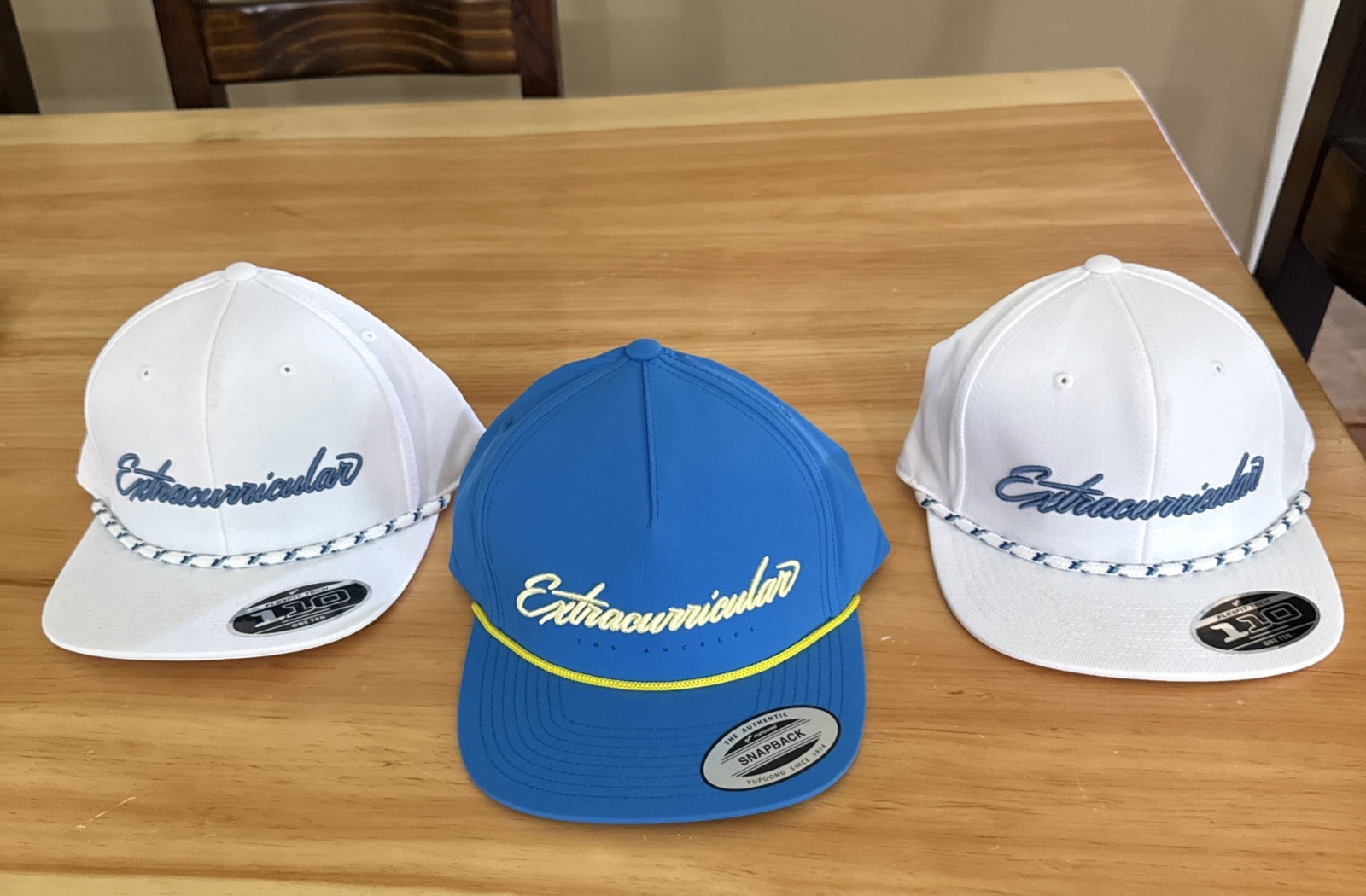 Extracurricular Golf Los Angeles SnapBack Hat Cap Set Of 3 New