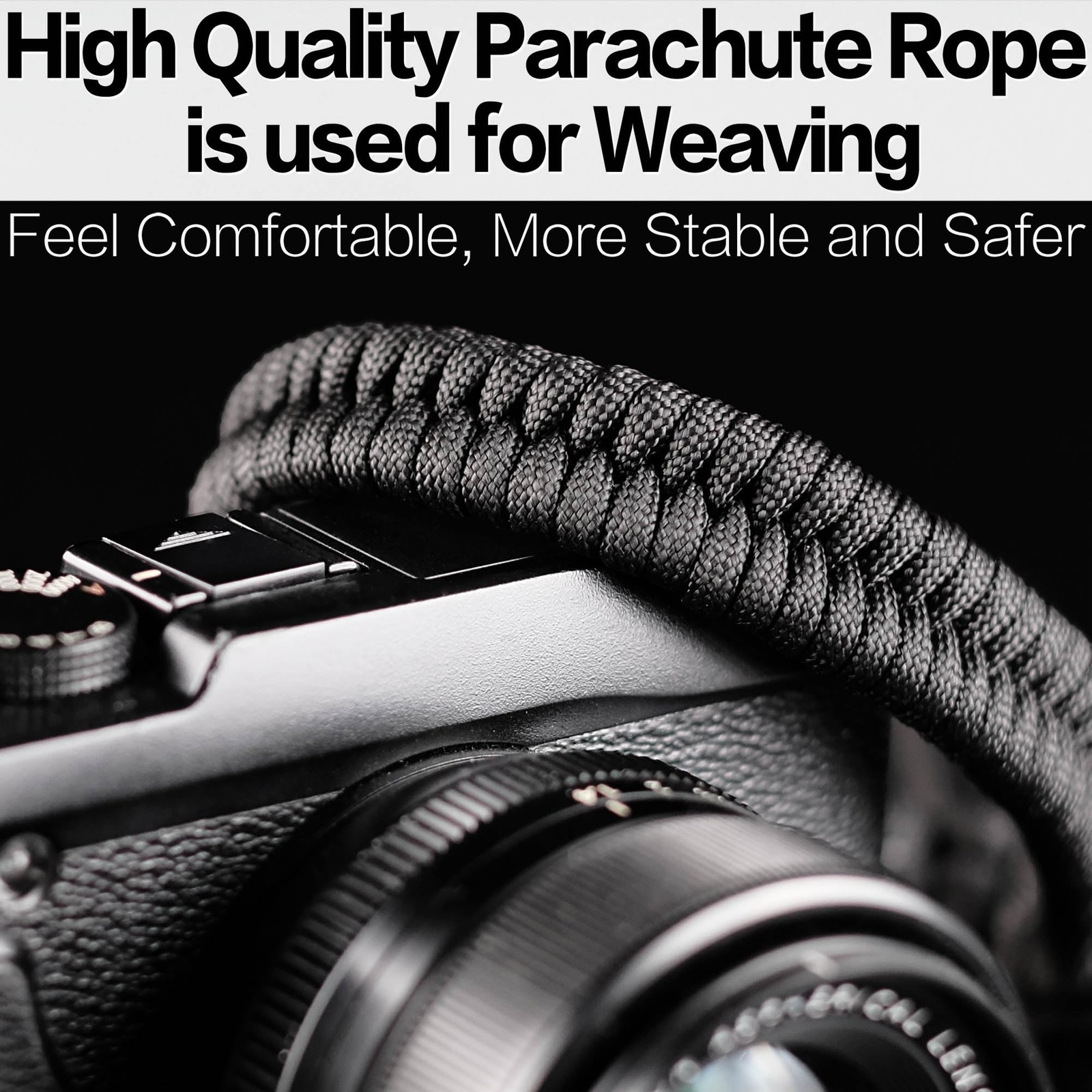 Qiang Ni Camera Wrist Strap - Paracord Quick Release Camera Hand Strap Wrist Lan