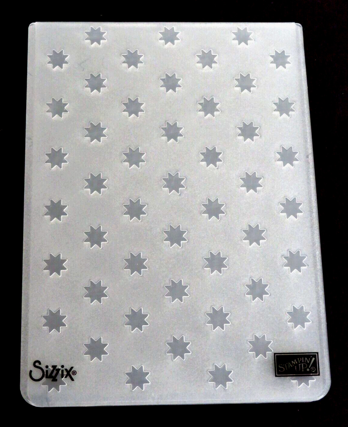 Stampin Up OH MY STARS Embossing Folder SUN BURSTS Celebration Background Design
