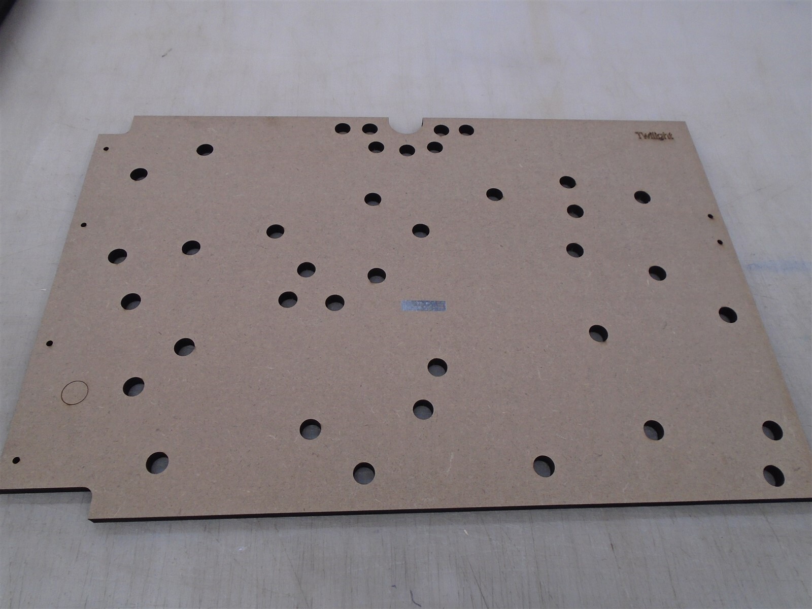 Twilight Zone Pinball Replacement Backbox light panel wood