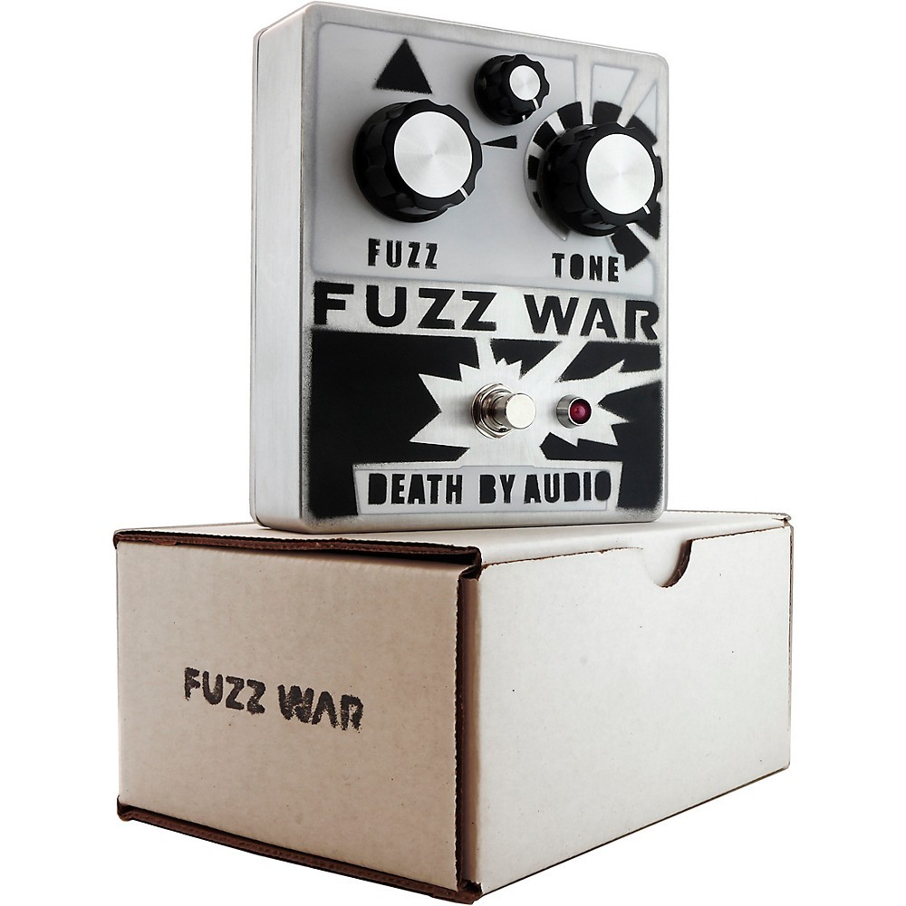 DEATH BY AUDIO Fuzz War Effects Pedal Silver