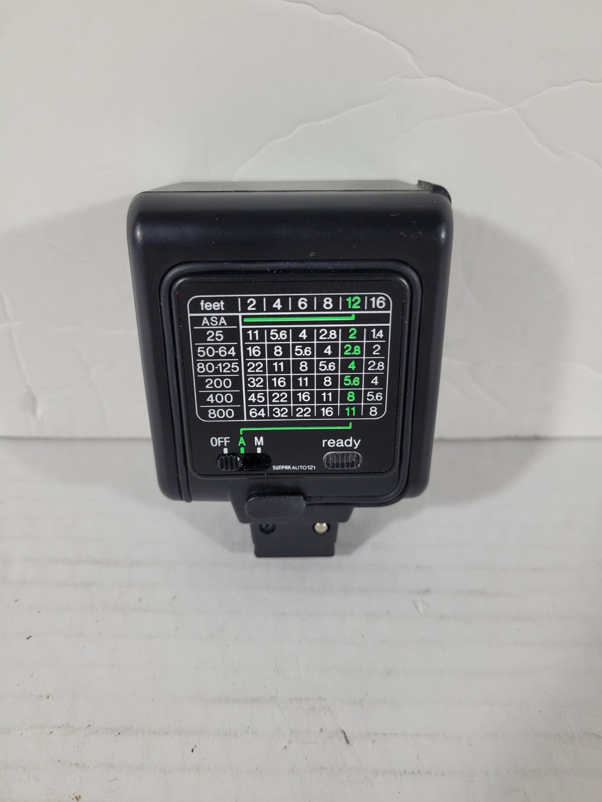 Sunpak Auto 121C Shoe Mount Flash - WORKING / Tested Ships Free