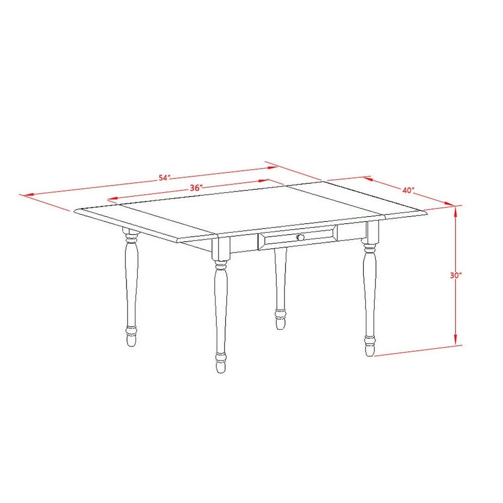 Dining Room Set Mahogany, MZDR3-MAH-01