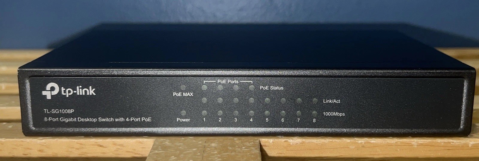 TP-LINK TL-SG1008P 8 Port Gigabit With 4 Port PoE 48V Switch (No Power Supply)
