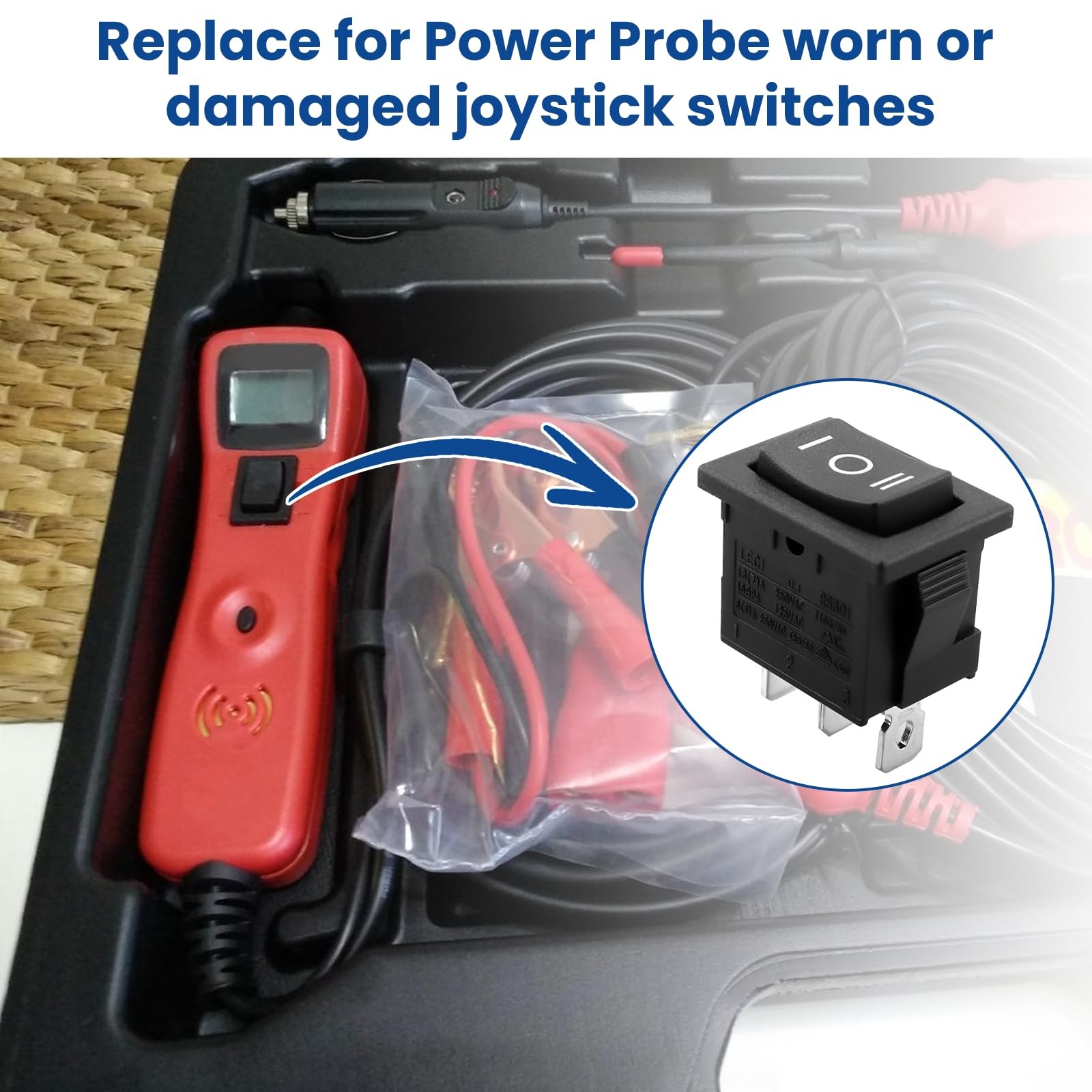 Rocker Switch PPTK0021 for Power Probe PP3 PP3S PP3Z PP4, 3...