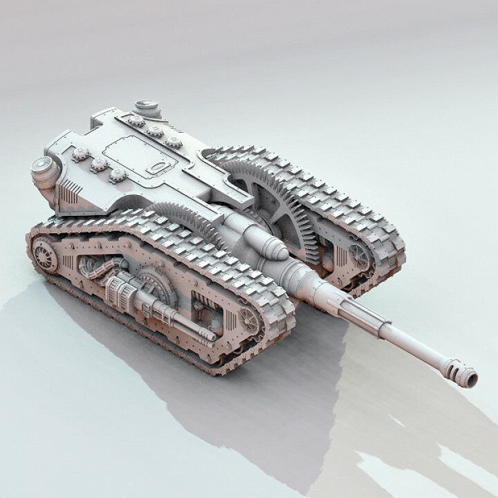 Nemausos Assault Tank - Solwyte Studio