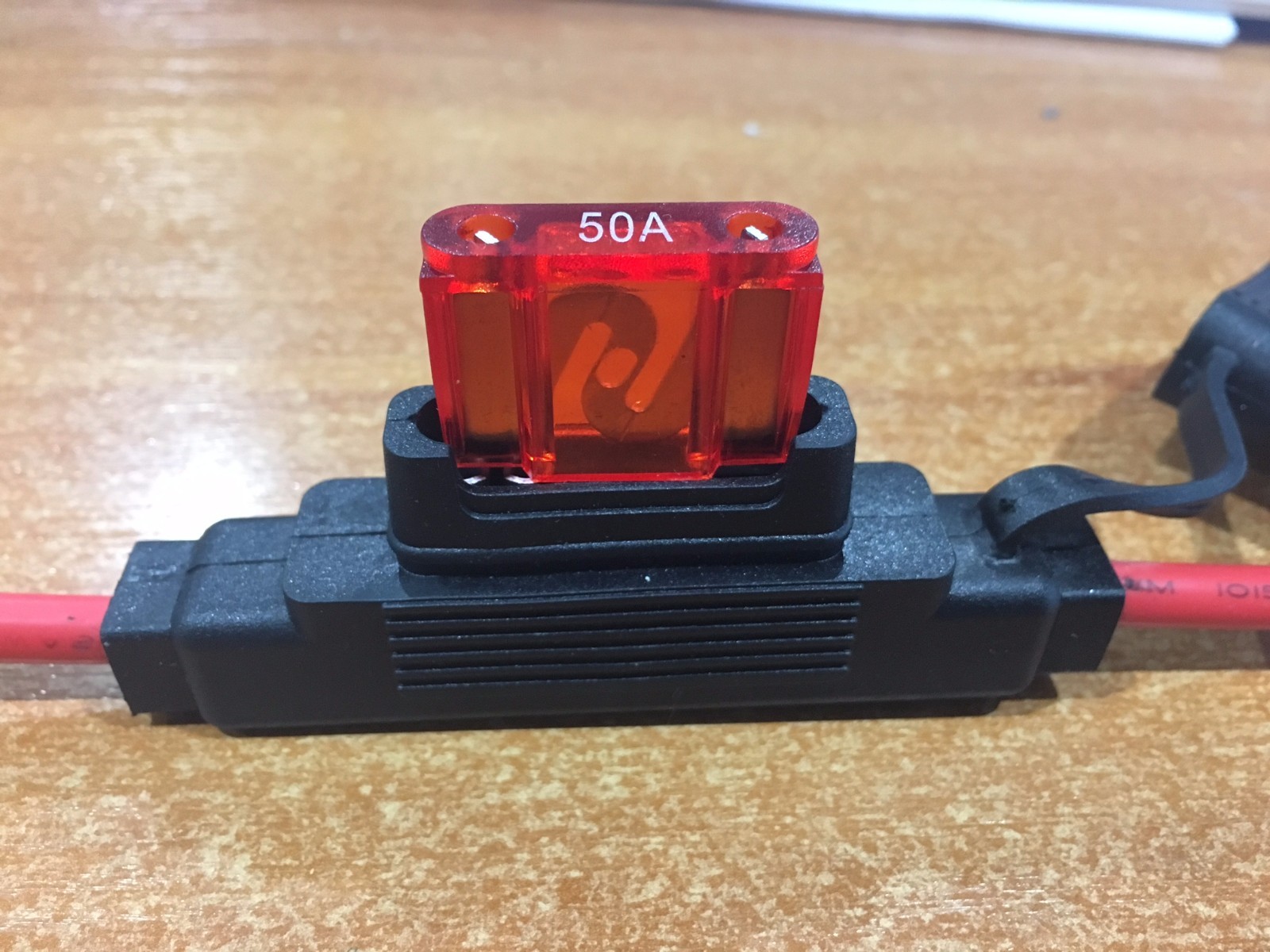 Inline Blade Fuse Holder Maxi Type – 50 AMP 8AWG Free 50 AMP Fuse Inc 15cm Tails