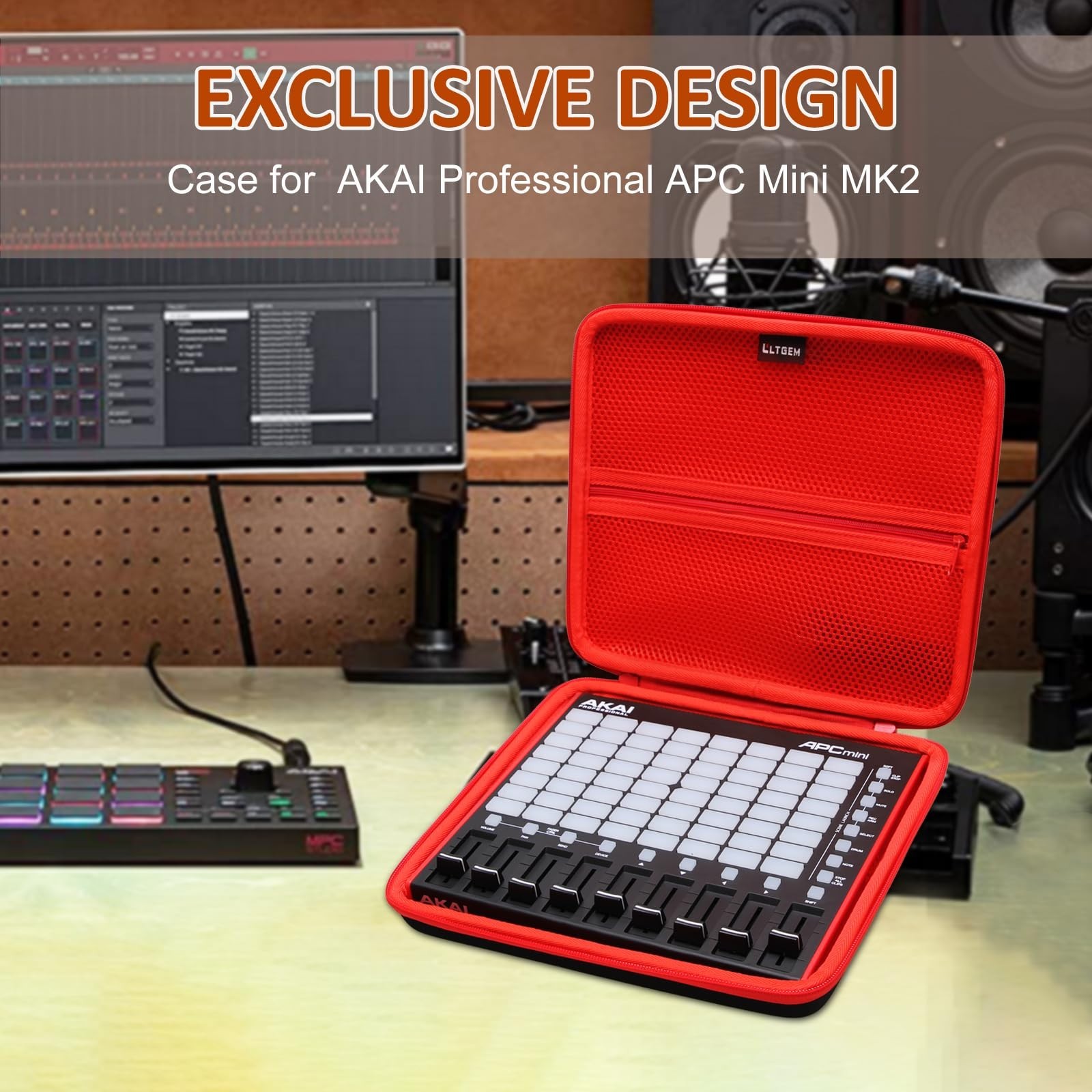 MIDI Pad Controller Case for AKAI APC Mini MK2, MPD218, MIDImix - Durable Protec