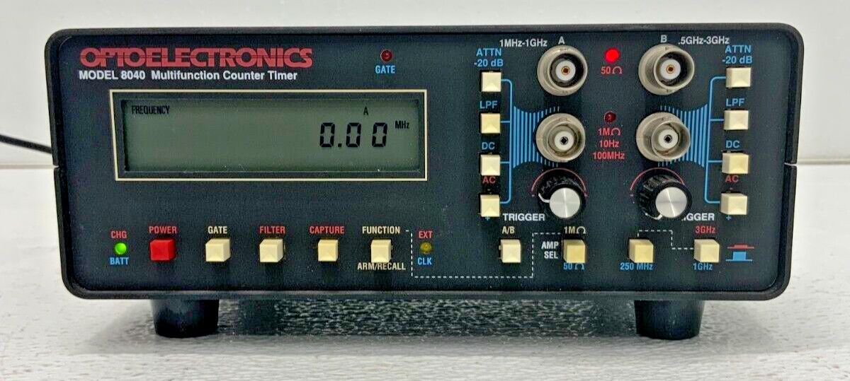 Optoelectronics 8040 Multifunction Digital Frequency Precision Tester Counter