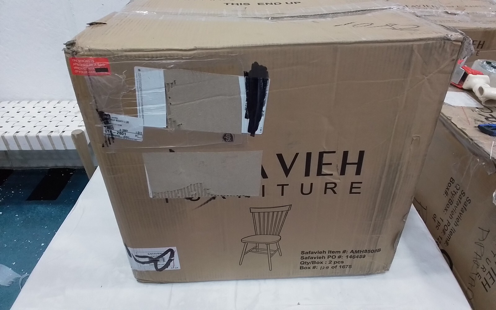 Safavieh PARKER SPINDEL SIDE CHAIR, Reduced Price 2172743491 AMH8500B