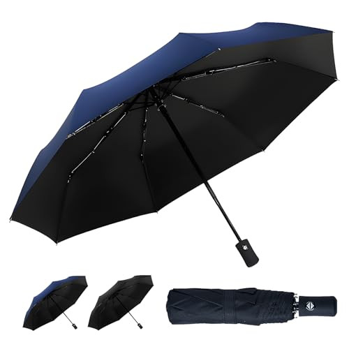 C&H&J COMPANY Portable Folding Windproof UV-protection Umbrella windproof