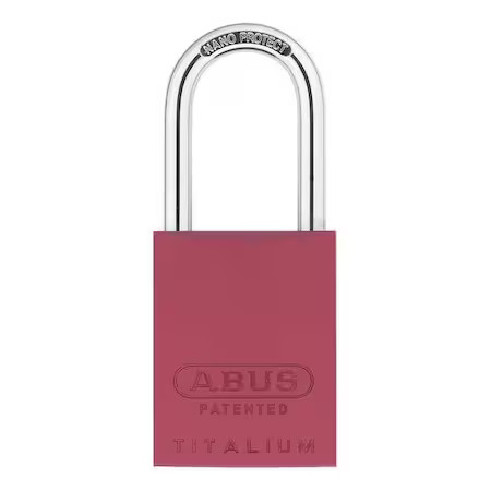 Abus 83Al/40 (300) Ka Red Padlock, Keyed Alike, Long Shackle, Rectangular
