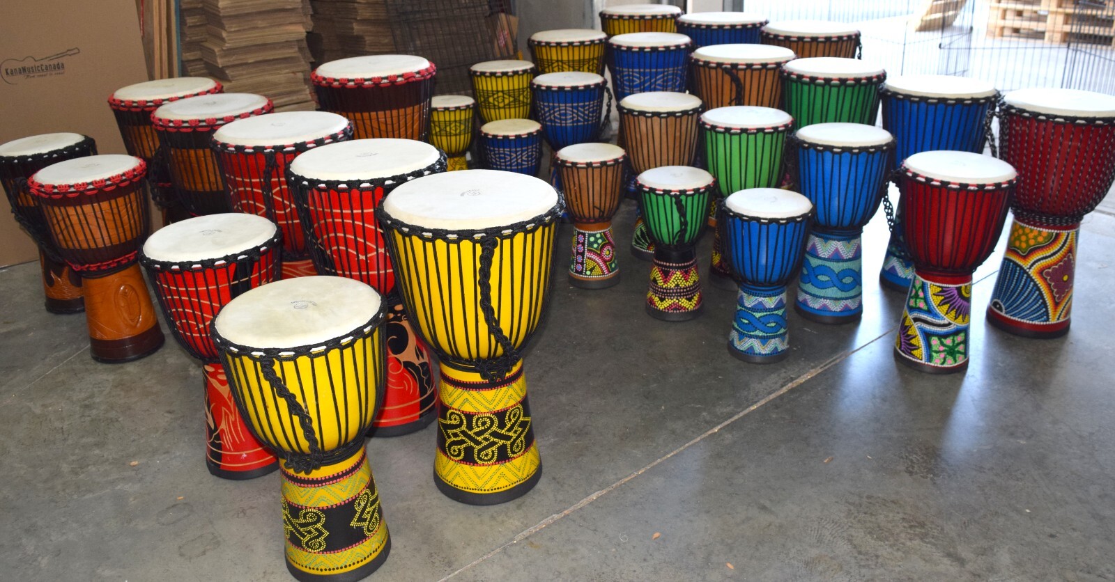 Large Djembe 60cm Height 12'' Head ( Totally Free Shipping in USA Mainland )