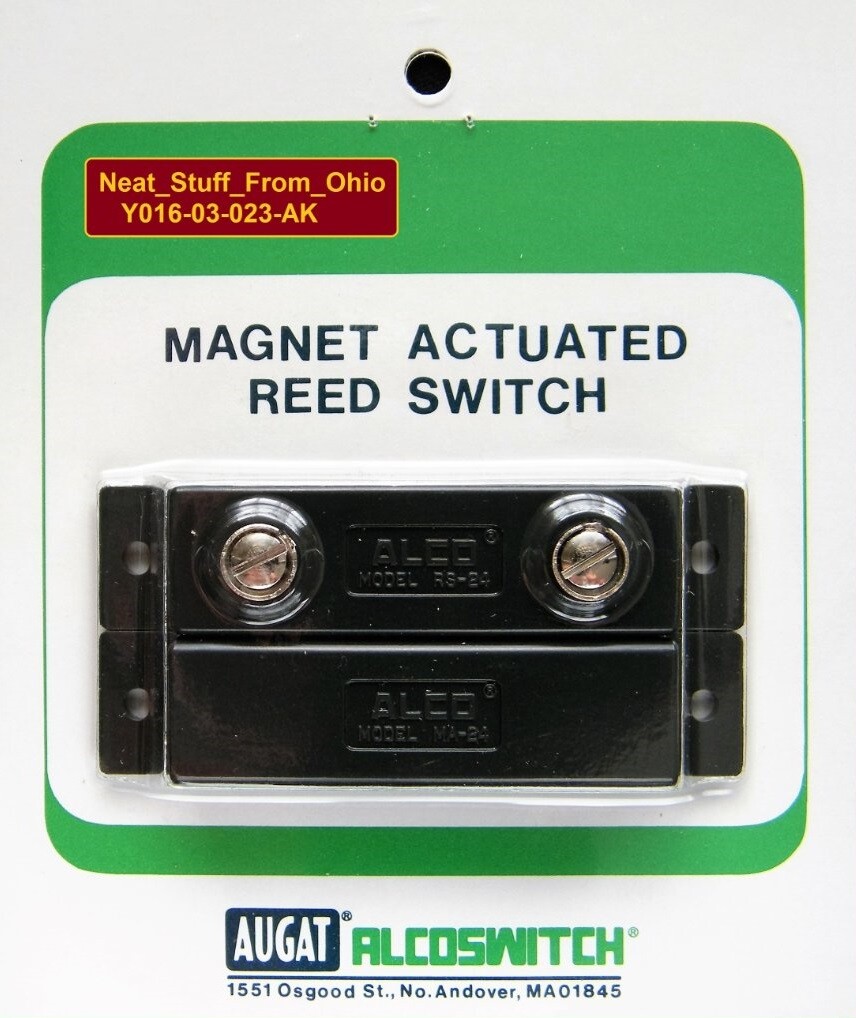 ALARM SWITCH / DOOR SWITCH, N.C. CONTACTS, WIDE-GAP, ALCOSWITCH AUGAT® NS-24