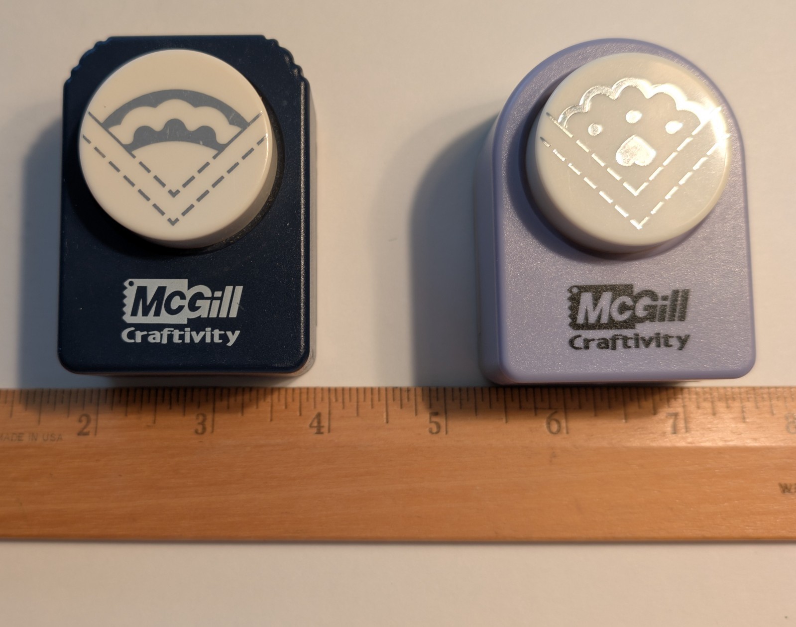 LOT OF (2) MCGILL CRAFTIVITY SCRAPBOOKING PUNCH CRAFTS