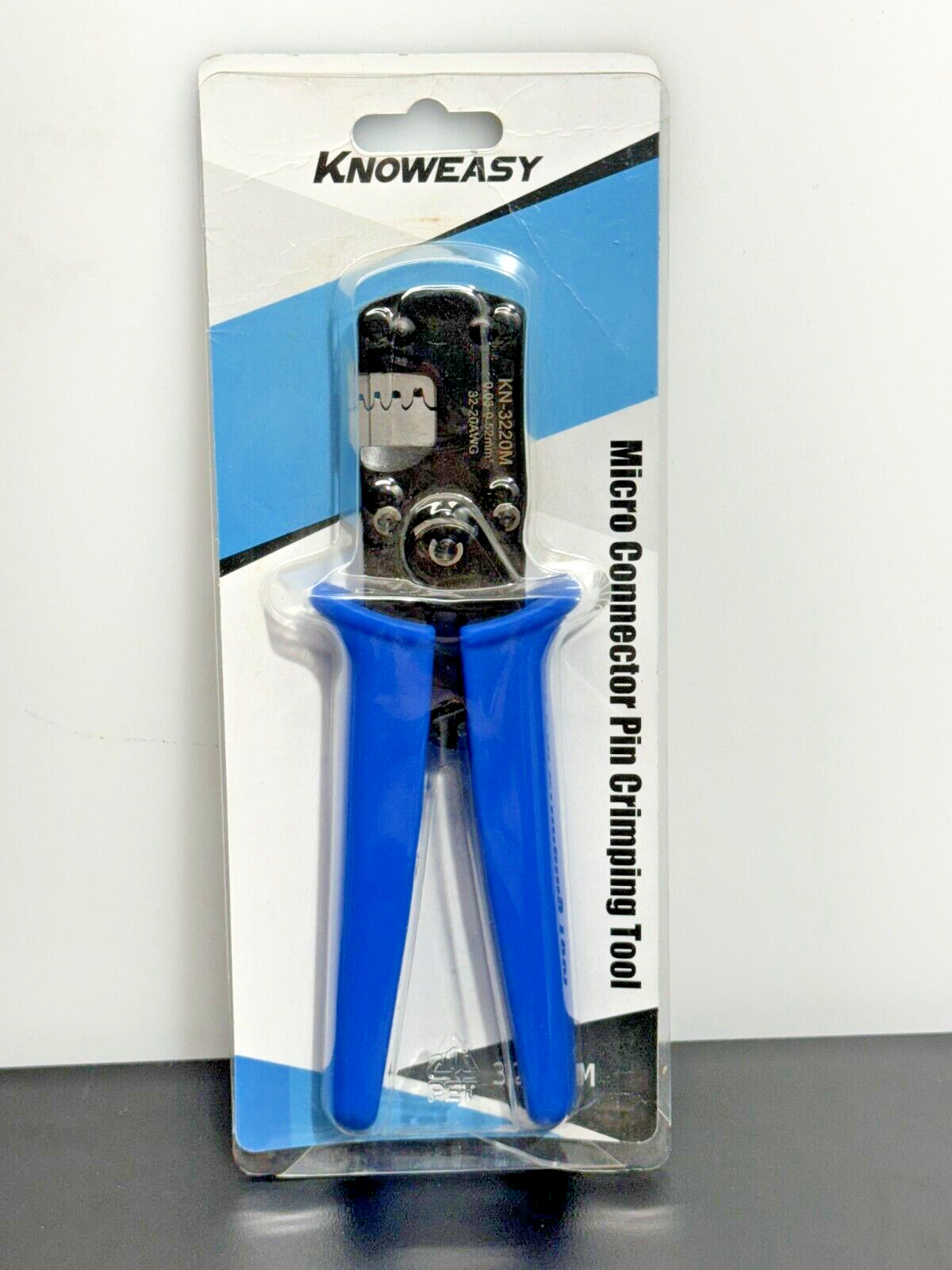 Knoweasy Micro Connector Pin Crimping Tool KN-3220M/32-20AWG /0.03-0.52mm²