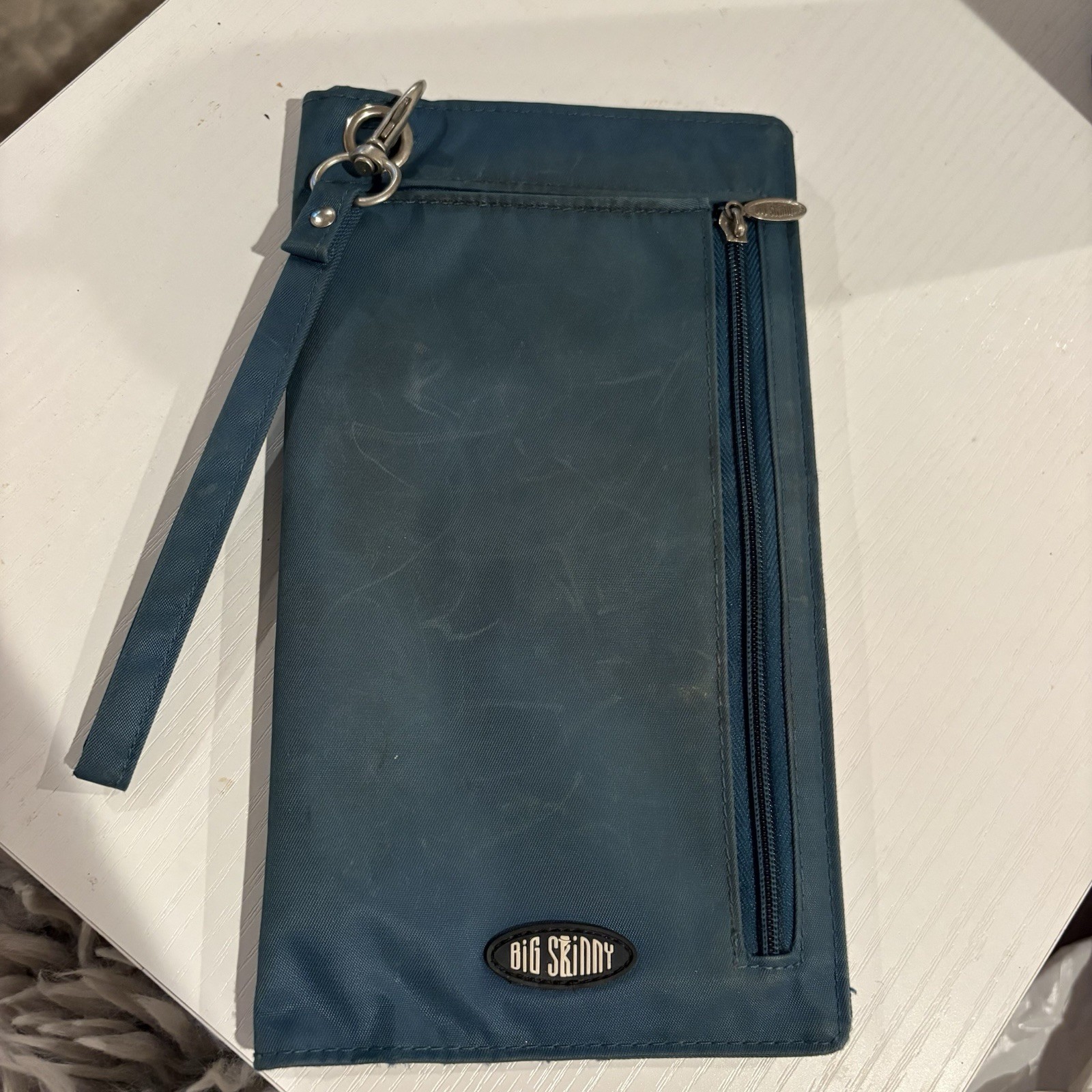 RFID Blocking Big Skinny Nylon 7x4” MyPhone Wallet Green