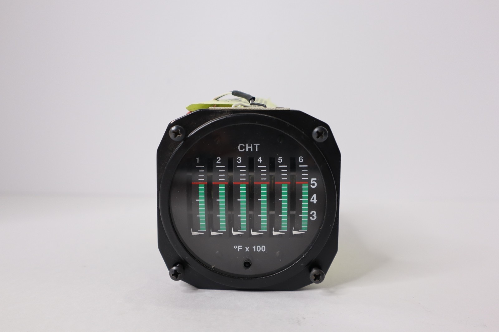 Alcor 46365 CHT Indicator PS50137-2 Piper 599-149 (10-36 VDC) Repaired Tag