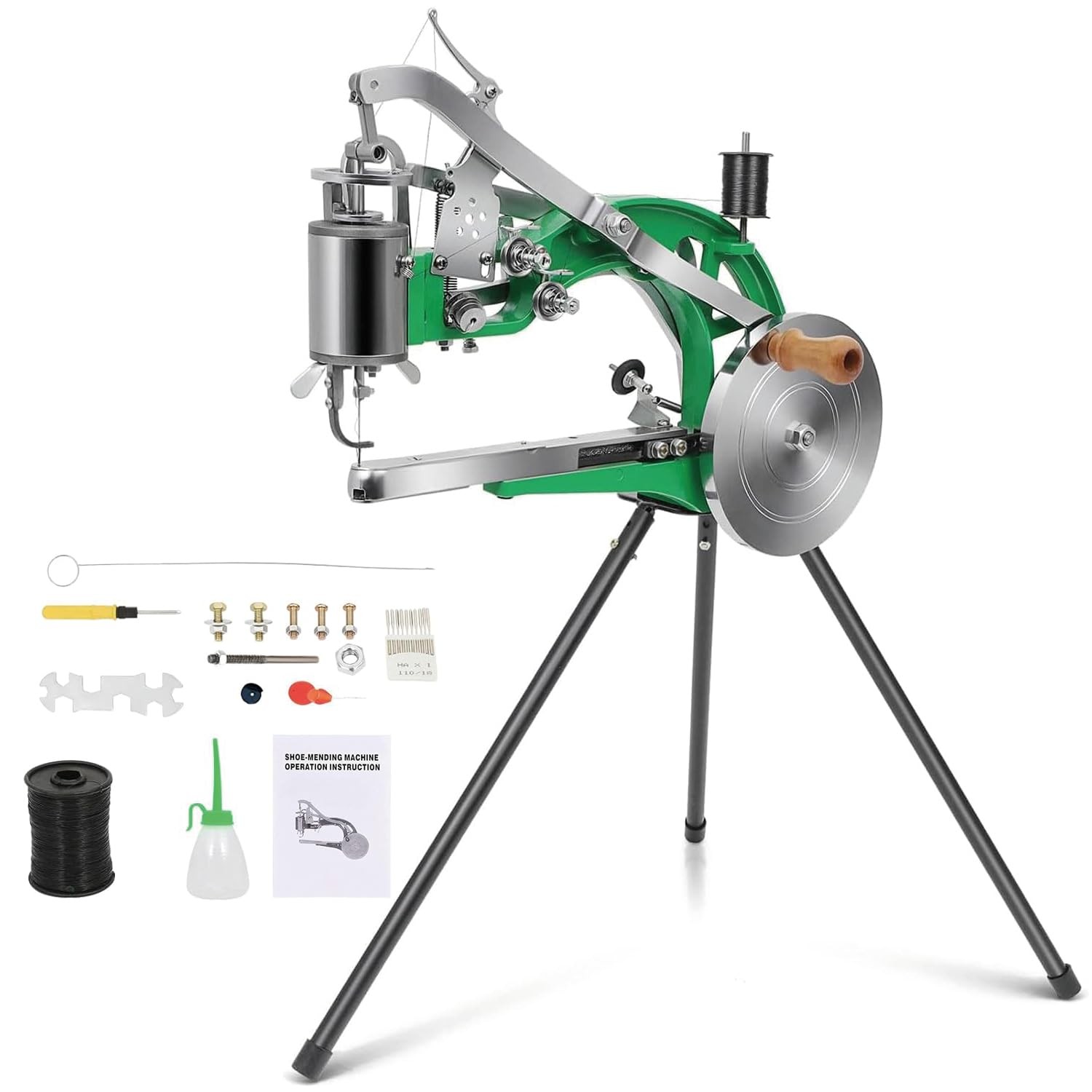 Leather Sewing Machine, Manual Cobbler Sewing Machine Leather, Shoe Repair Machi