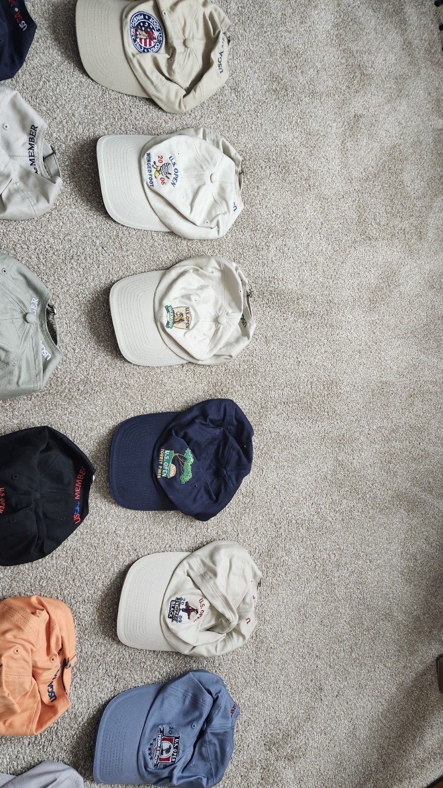 USGA Hats 2005- 2024 ( 20 Hats)