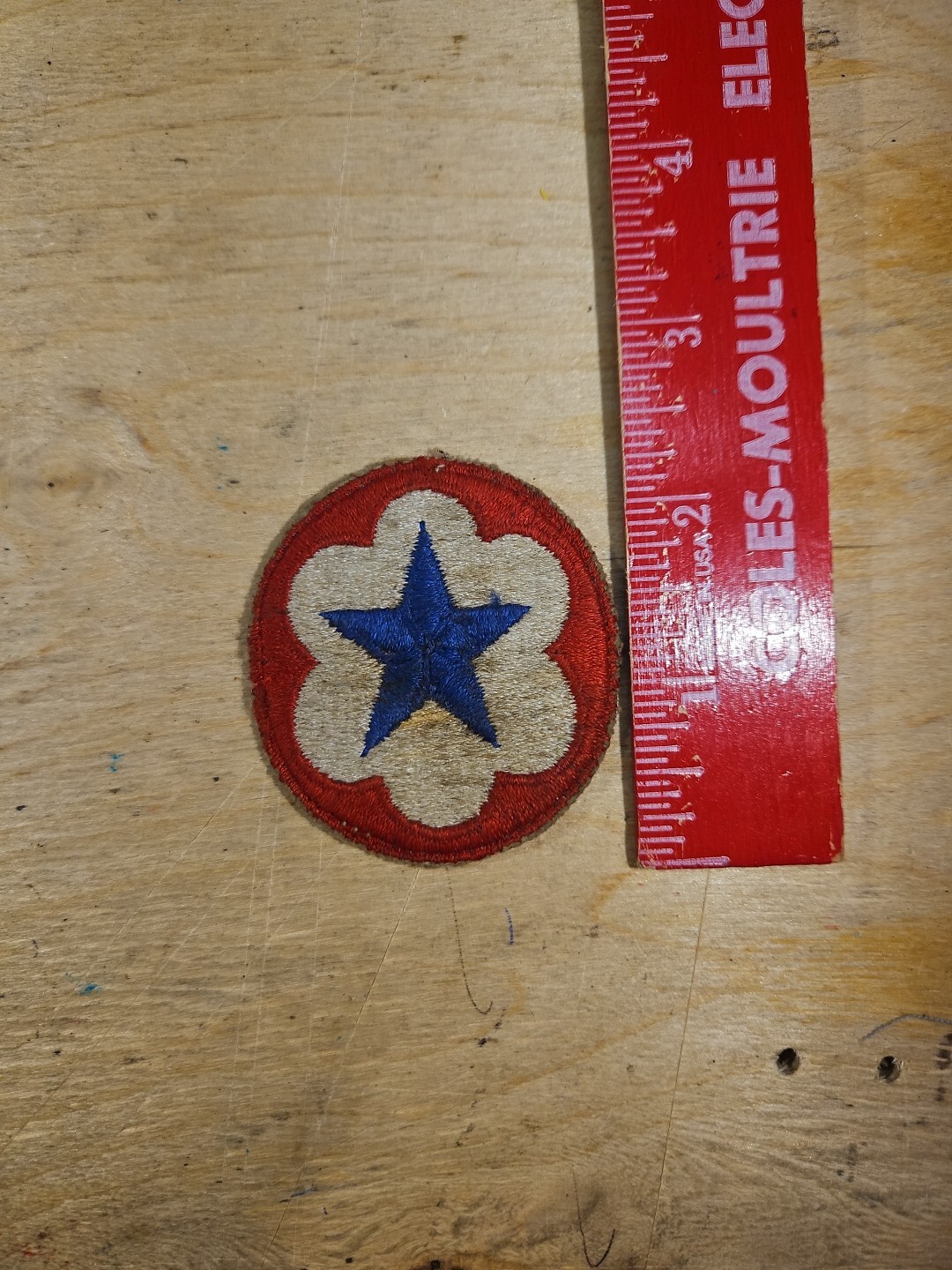 US ARMY SERVICE FORCE ww2 original Ground Force Vintage Patch Fair Condition