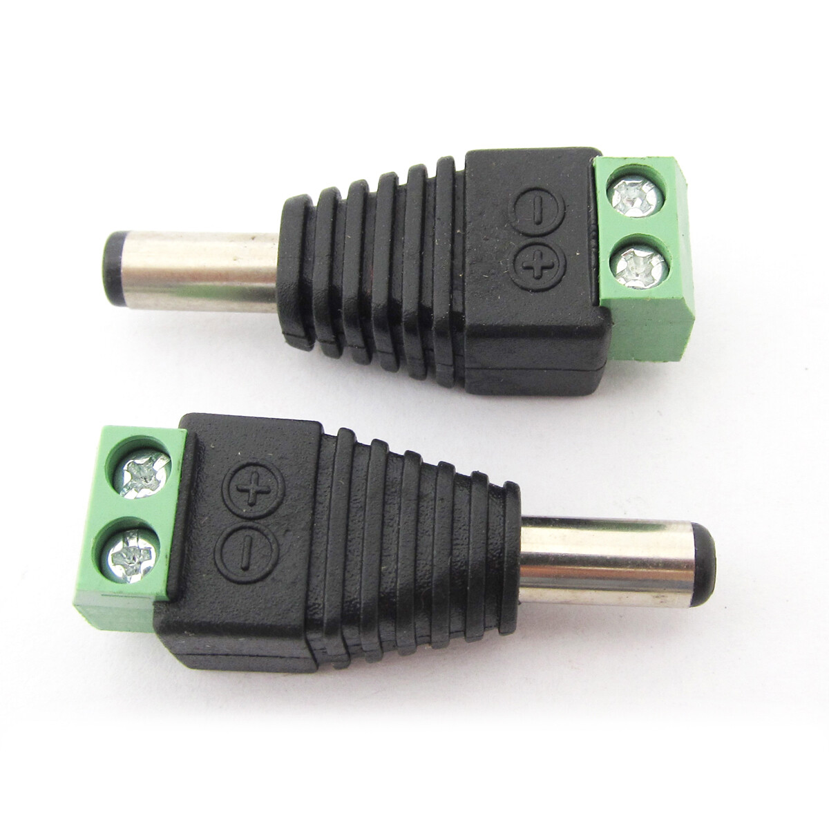 1pc 5.5x2.5mm 2.5mm CCTV DC Power Male Plug Free Solder Terminal Screw Connector
