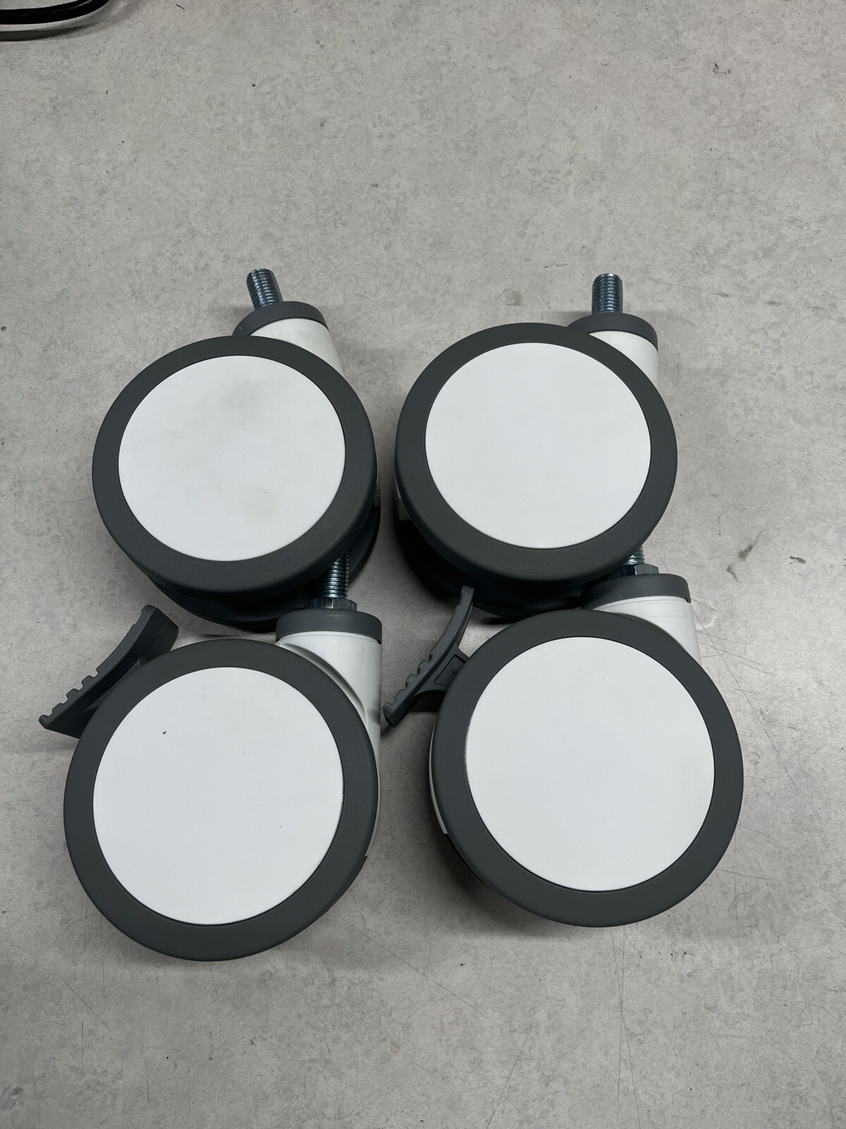 Compatible Datex Ohmeda/GE -Aespire/Avance-Caster Set(2) Locking(2) Non Locking.