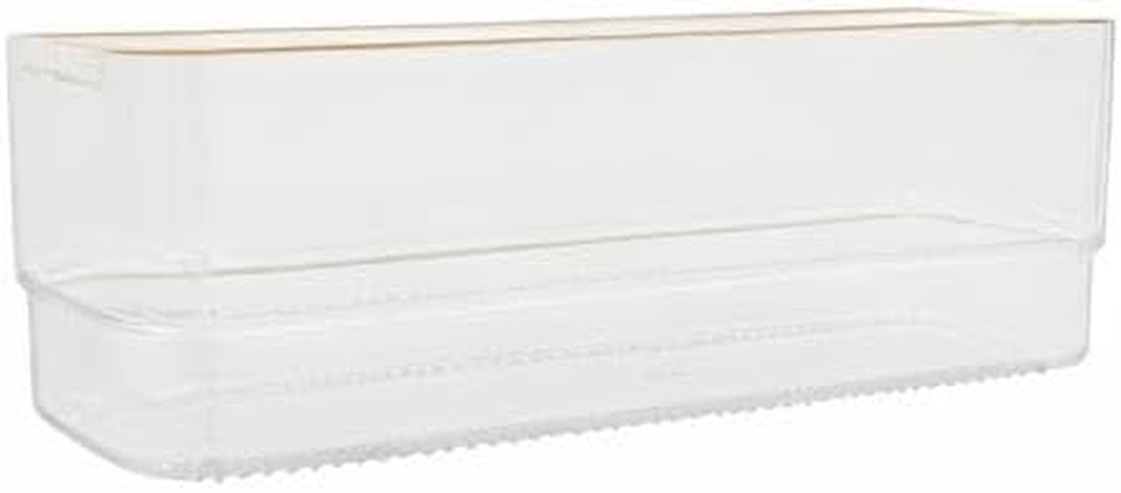 Kerry Plastic Stackable Office Desk Drawer Organizers, 6" X 3", 6 Pack, with Gol